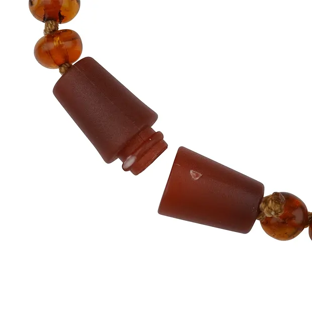 Collana per bambini con perle barocche scure, fermaglio di sicurezza | Marco Schreier