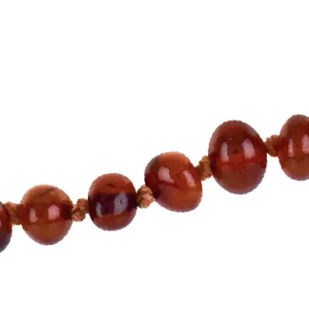 Baby necklace baroque pearls dark, safety clasp | gems, healing stones & jewelry