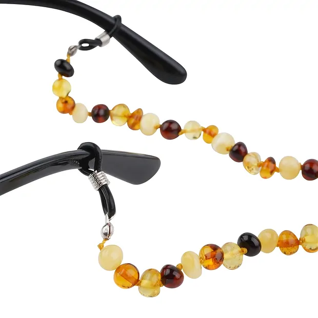 Cadena para gafas Ámbar, 74 cm | piedras preciosas, piedras curativas y joyería