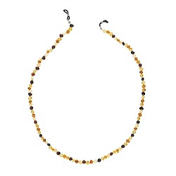 0603610035 Eyeglass chain Amber, 74cm | minerals wholesale - gems, healing stones & jewelry