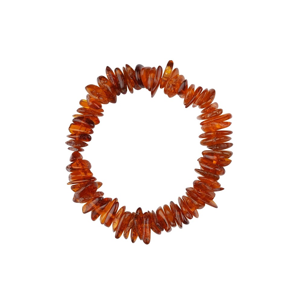 Bracelet Amber sliver dark, 14cm | wholesaler gems, healing stones & jewelry