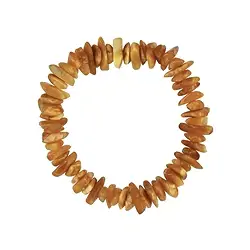 060361823 Armband Bernstein Splitter milchig, 19cm | GH Edelsteine, Heilsteine & Schmuck