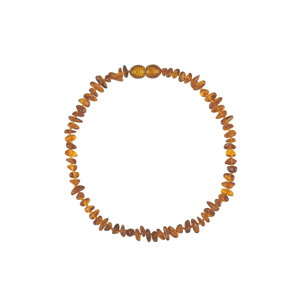 Collar Ámbar astilla, claro, 34cm | Marco Schreier