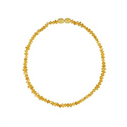 060363238 Kette Bernstein Splitter, milchig, 30 - 34cm | Edelsteine, Heilsteine & Schmuck