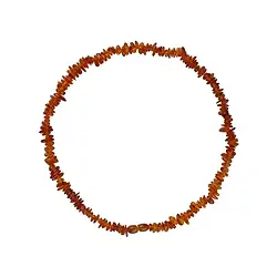 060364531 Necklace Amber sliver, light, 45cm | wholesaler gems, healing stones & jewelry