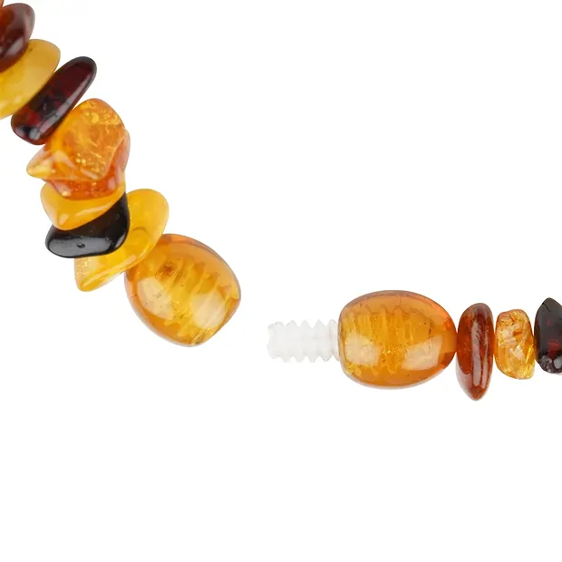 Kette Bernstein Splitter, bunt, 45cm | Schreier Edelsteine, Heilsteine & Schmuck