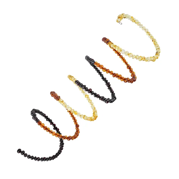 Bracelet Amber Nuggets, Memory Wire | wholesaler gems, healing stones & jewelry