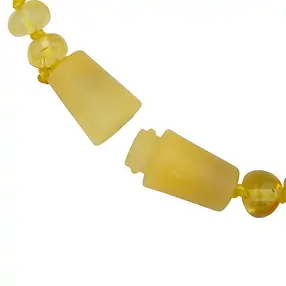 Bracelet Ambre pierres baroques multicolores, 14cm, fermoir de sécurité | Marco Schreier