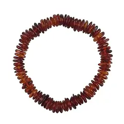 0603659012 Armband Bernstein Chips dunkel, 2 x 8mm | GH Edelsteine, Heilsteine & Schmuck
