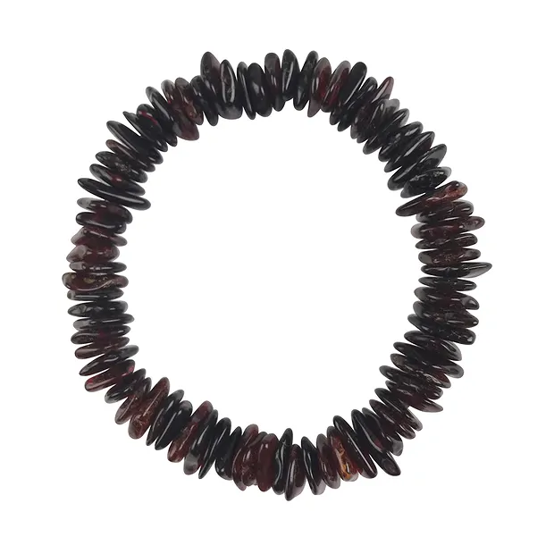 Bracelet Amber sliver cherry, 2,5 x 11,5mm | wholesaler gems & healing stones