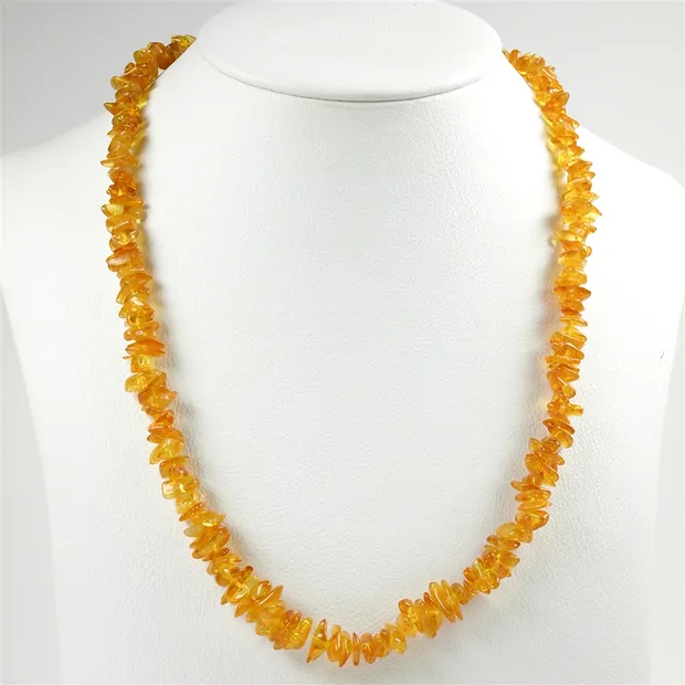 Collar Ámbar astilla, claro, 65cm | Marco Schreier