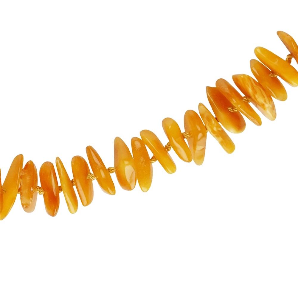 Kette Bernstein Splitter, hell, 65cm | Schreier Edelsteine, Heilsteine & Schmuck