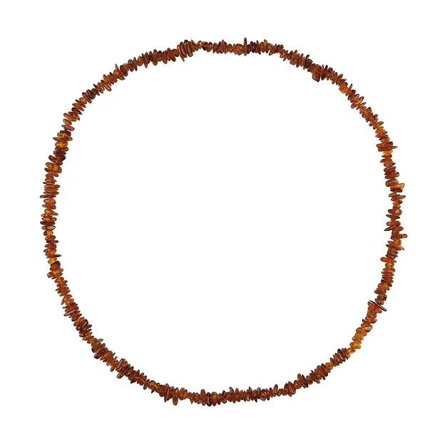 Kette Bernstein Splitter, dunkel, 65cm | Edelsteine, Heilsteine & Schmuck-Handel