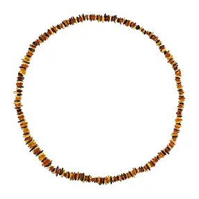 Collana Ambra Sliver, colorata, 65 cm | grossista gemme e pietre curative