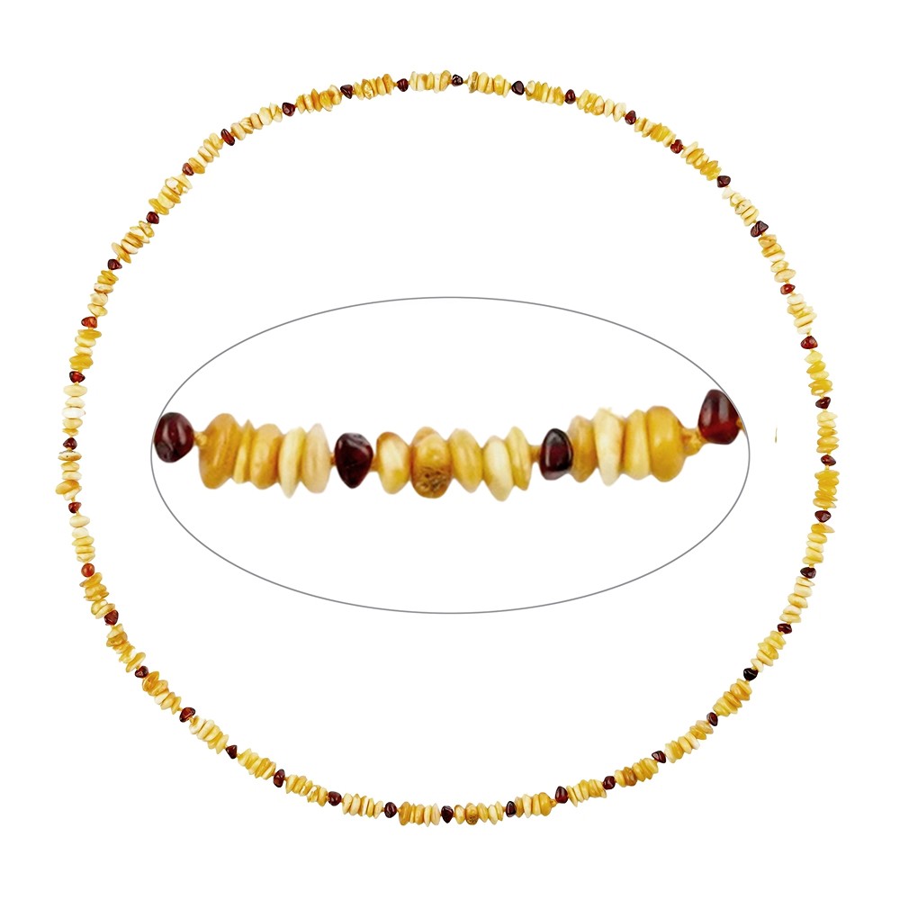 Amber necklace, model 02, 70cm | minerals trade - gems, healing stones & jewelry