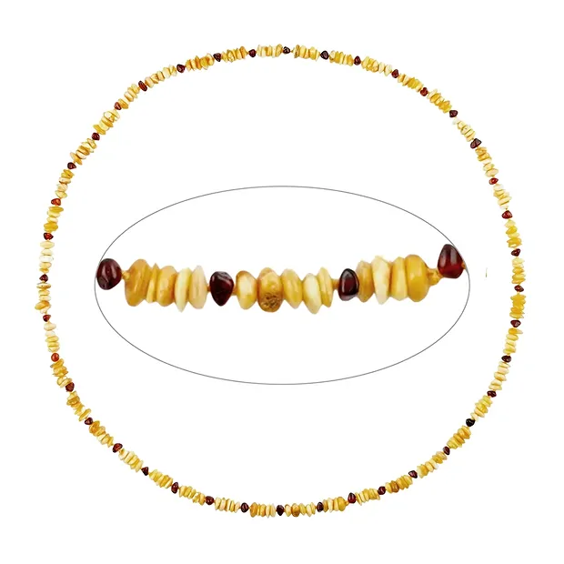 Amber necklace, model 02, 70cm | minerals trade - gems, healing stones & jewelry