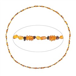 060368064 Collar Ámbar, modelo 044, 80cm | piedras preciosas, piedras curativas y joyería