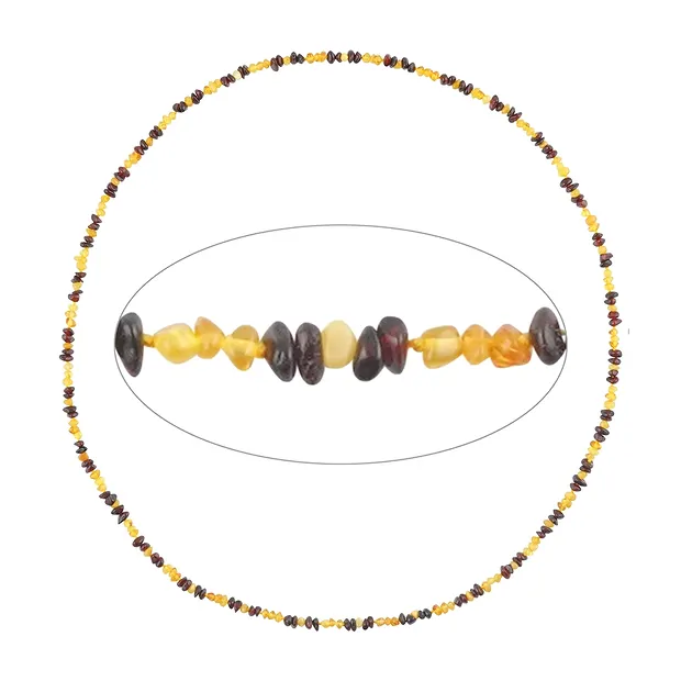 Collana in Ambra, modello 047, 80 cm | grossista gemme e pietre curative