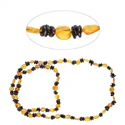 060368069 Kette Bernstein, Modell 49, 80cm | Großhändler Edelsteine, Heilsteine & Schmuck