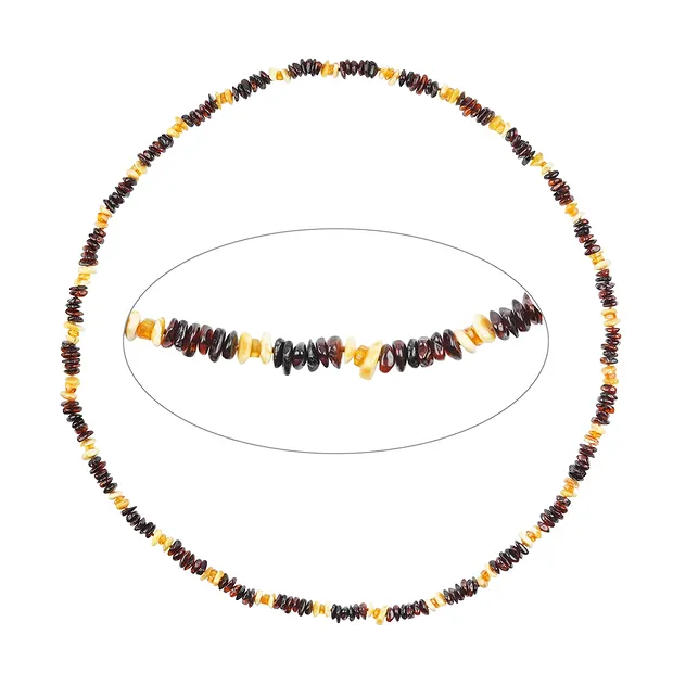 Amber necklace, model 53, 80cm | minerals trade - gems, healing stones & jewelry