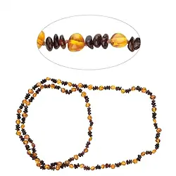 060368085 Kette Bernstein, Modell 65, 80cm | Großhändler Edelsteine, Heilsteine & Schmuck