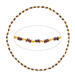 060368091 Kette Bernstein, Modell 71, 80cm | Gro&#xDF;h&#xE4;ndler Edelsteine, Heilsteine &amp; Schmuck