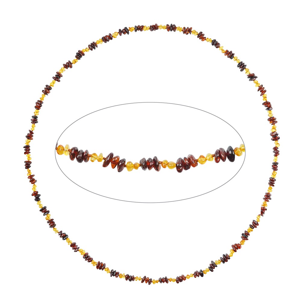 Necklace Amber, model 71, 80cm | minerals trade - gems, healing stones & jewelry