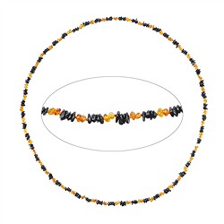 060368123 Chaînes Ambre, modèle 83, 80cm | Marco Schreier