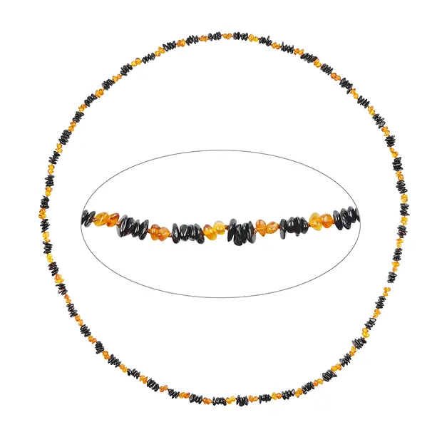 Kette Bernstein, Modell 83, 80cm | Großhändler Edelsteine, Heilsteine & Schmuck