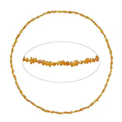 060368129 Collana in Ambra, modello 89, 80 cm | Gemme Schreier, pietre curative e gioielli