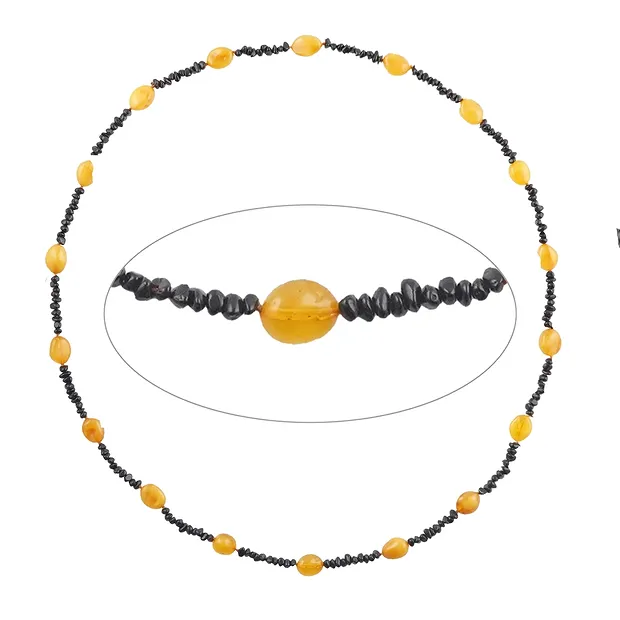 Amber necklace, model 0181, 80cm | wholesaler gems, healing stones & jewelry