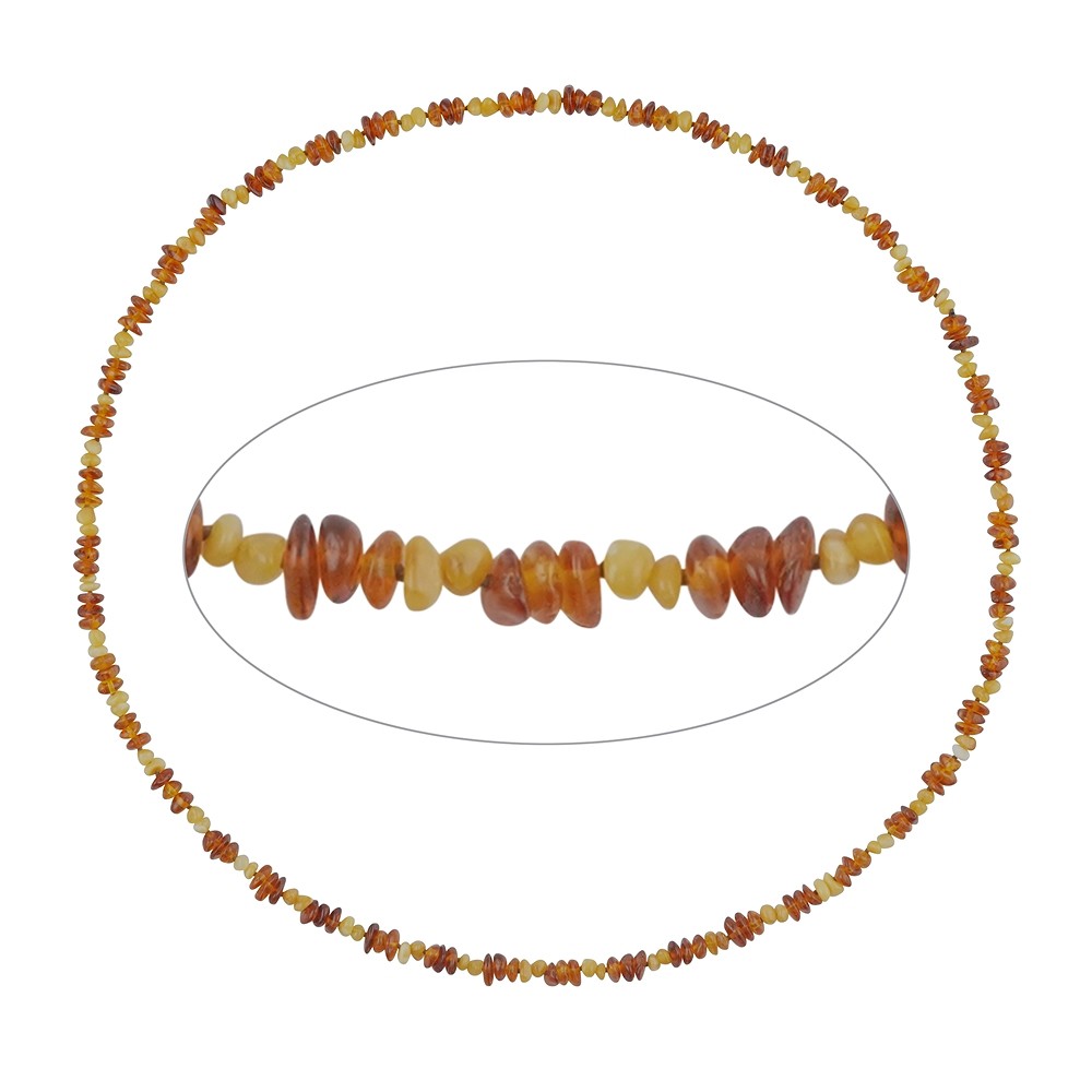 Collana in Ambra, modello 05601, 70 cm | grossista gemme e pietre curative