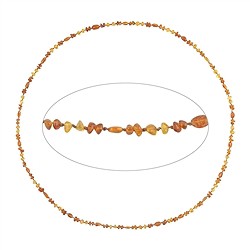 060368351 Collana in Ambra, modello 07605, 70 cm | grossista gemme e pietre curative