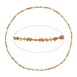 060368351 Kette Bernstein, Modell 07605, 70cm | Schreier Edelsteine, Heilsteine & Schmuck