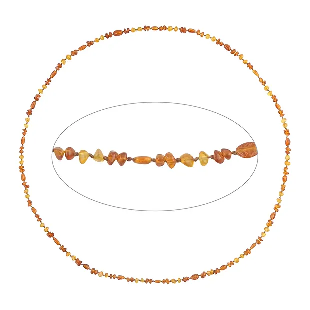 Kette Bernstein, Modell 07605, 70cm | Schreier Edelsteine, Heilsteine & Schmuck