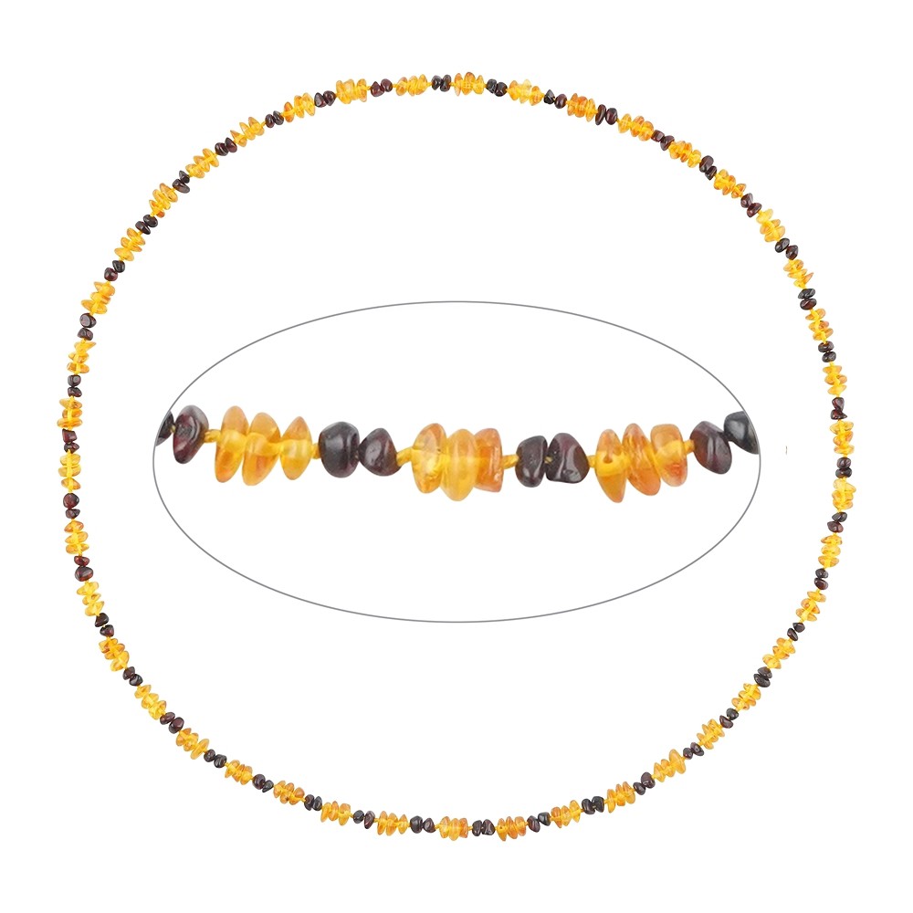 Necklace Amber, model 05701, 70cm | wholesaler gems, healing stones & jewelry