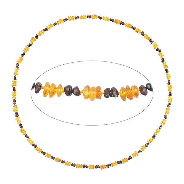 Necklace Amber, model 05701, 70cm | wholesaler gems, healing stones & jewelry