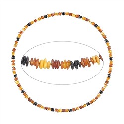 060368355 Necklace Amber, model 05602, 70cm | wholesaler gems, healing stones & jewelry
