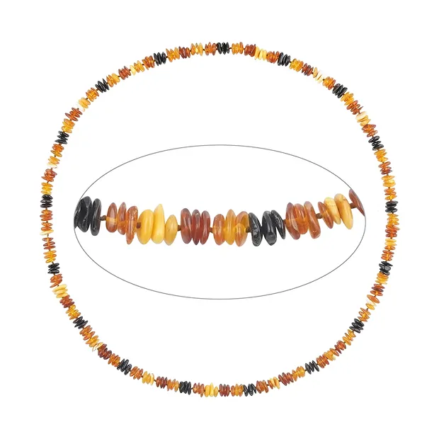 Kette Bernstein, Modell 05602, 70cm | Schreier Edelsteine, Heilsteine & Schmuck