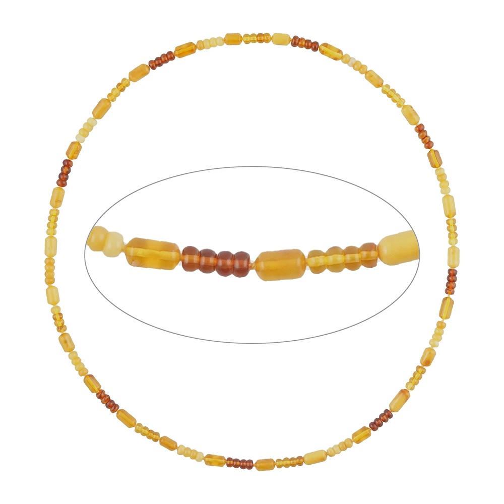 Amber necklace, model 08823B, 70cm | wholesaler gems, healing stones & jewelry