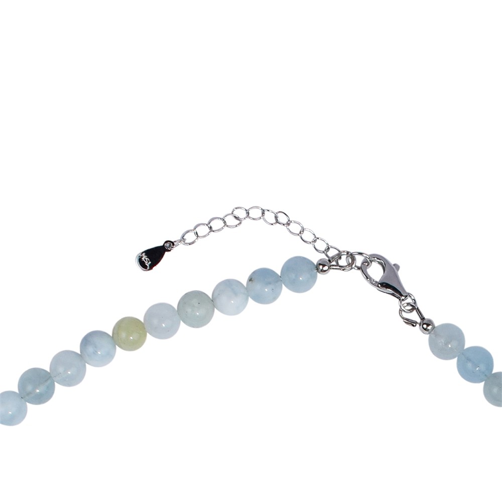 Chaîne Béryl boules (6mm), rhodié, Chaîne d'extension | Marco Schreier