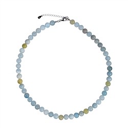 0603712208 Collar de cuentas de berilo (8 mm), rodinado, cadena extensible | Marco Schreier