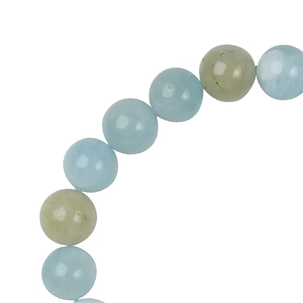 Bracciale, berillo, perline da 10 mm | grossista gemme e pietre curative