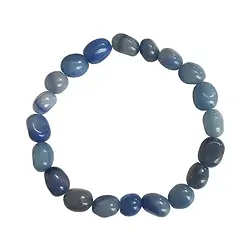 0603950079 Armband, Blauquarz, 08 - 10mm Nuggets | Edelsteine, Heilsteine & Schmuck-Handel