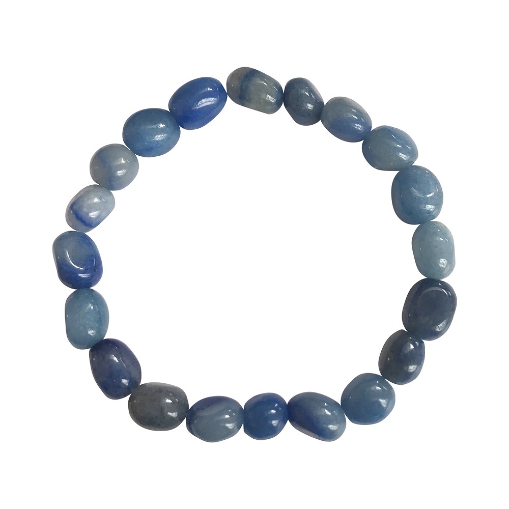 Bracelet, Quartz bleu, 08 - 10mm Nuggets | Marco Schreier