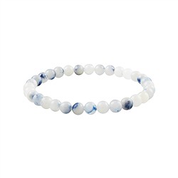 0603950186 Armband, Dumortierit in Quarz, 06mm Kugeln | GH Edelsteine, Heilsteine & Schmuck