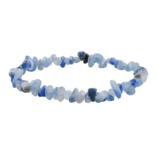 Bracelet de quartz bleu, 03 - 05mm éclats | Marco Schreier
