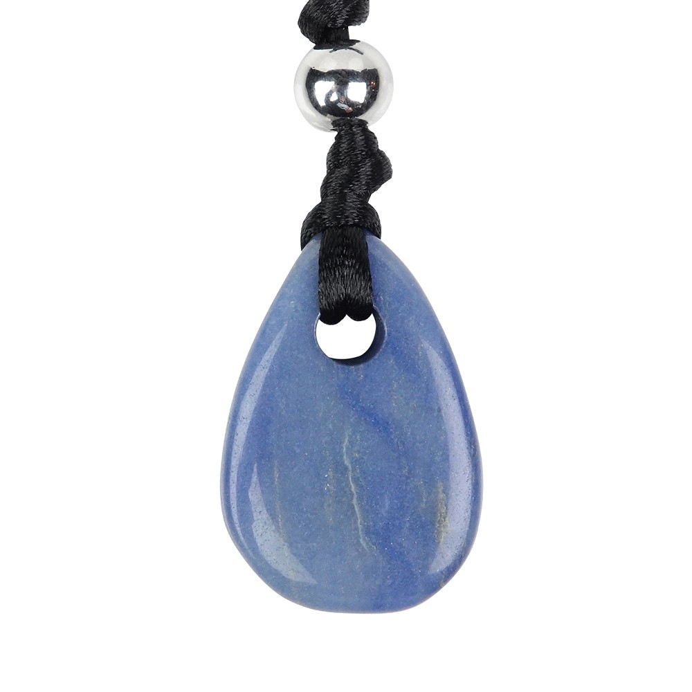 Pendentif pierre de force quartz bleu (légèreté) | Marco Schreier