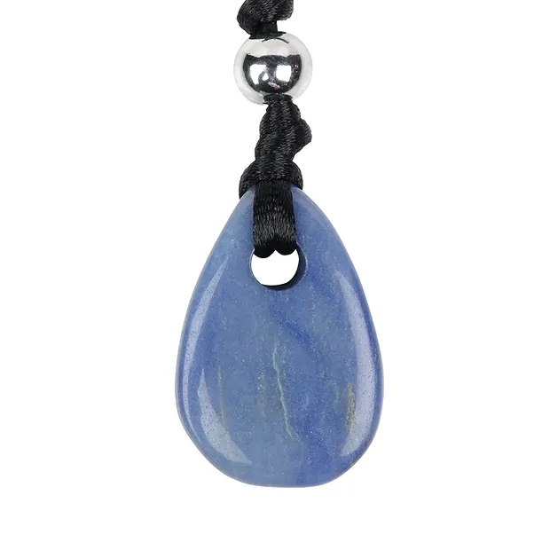 Pendentif pierre de force quartz bleu (légèreté) | Marco Schreier