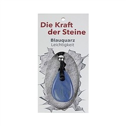0603971015 Kraftstein-Anhänger Blauquarz (Leichtigkeit) | Edelsteine, Heilsteine & Schmuck